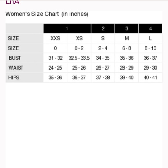 LNA Cherry Drawstring Thermal Top Size S Gray - Picture 13 of 13